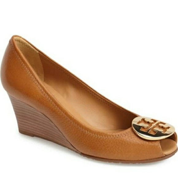 Tory Burch Shoes - Tory Burch Sally 2 Peep-toe Wedge Size 8.5